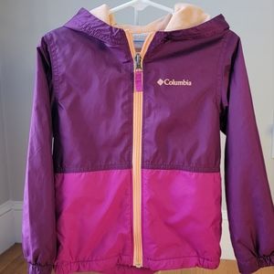 Columbia fleece linen windbreaker